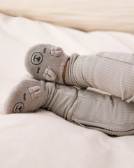 Dove Gray Bear Booties