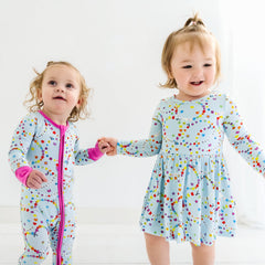 Friends Forever Twirl Dress with Bodysuit