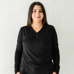 Black Women's Pajama Top