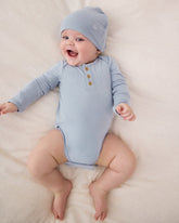 Light Fog Henley Bodysuit