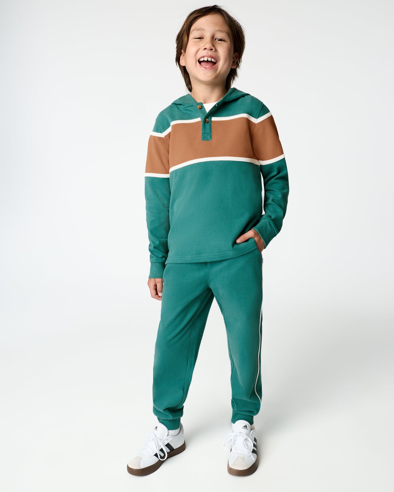 Emerald Isle Henley Hoodie