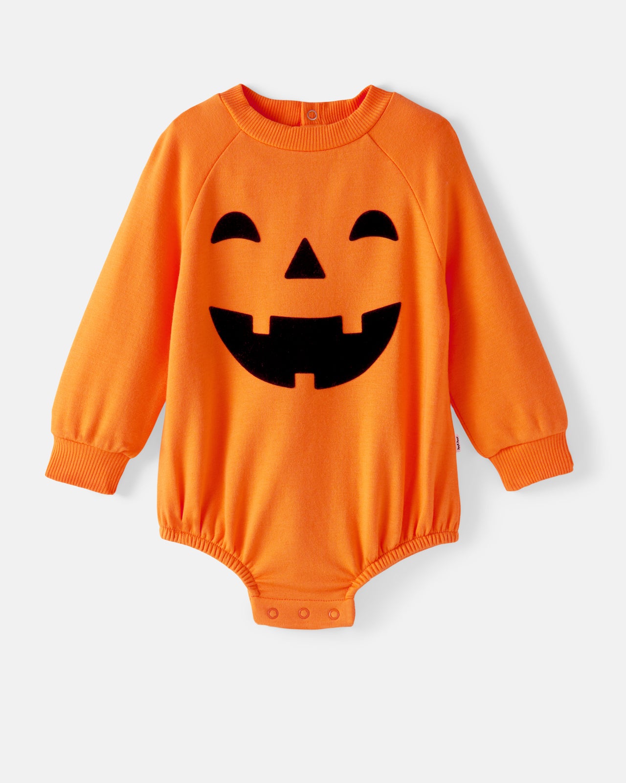 Jack-O'-Lantern Raglan Romper