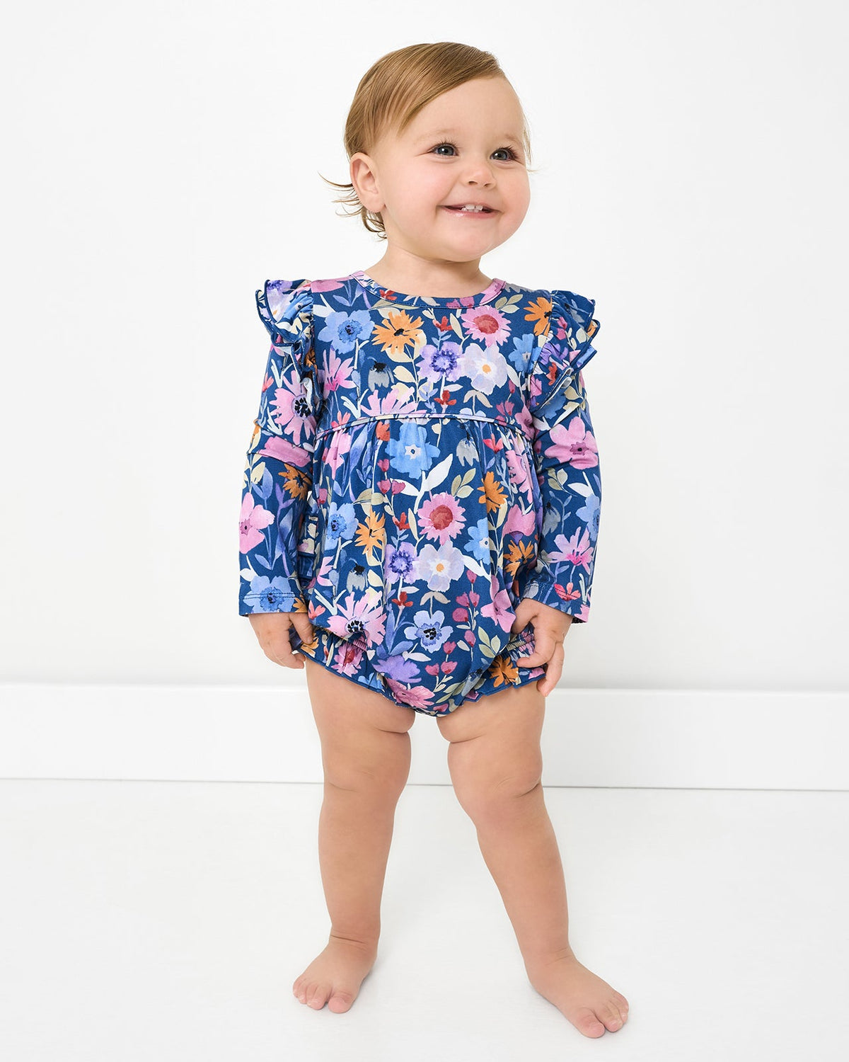 Dusk Blooms Bubble Romper