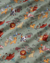Disney Simba's Safari Twin Sheet Set