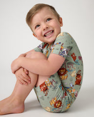 Disney Simba's Safari Two-Piece Short Sleeve & Shorts Pajama Set