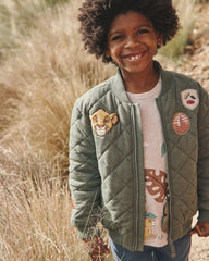 Disney Explore The Wild Quilted Varsity Jacket