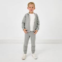 Heather Gray Zip Hoodie