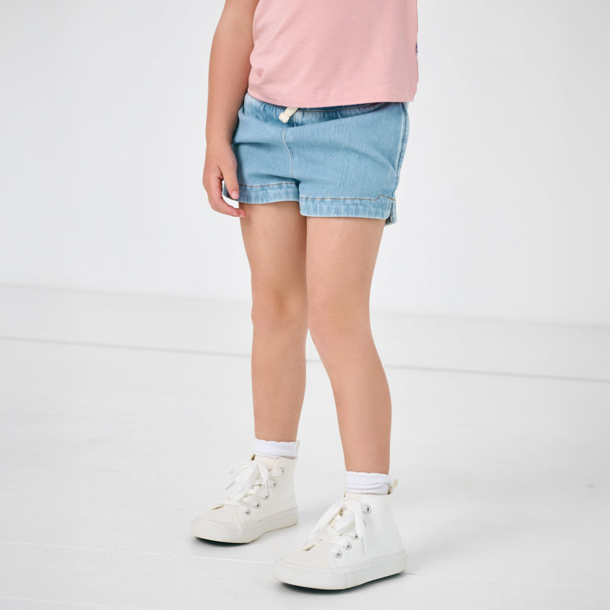 Light Blue Denim Shorts