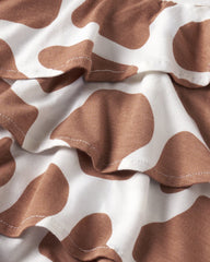 Milk Chocolate Moo Crew Ruffle Skort