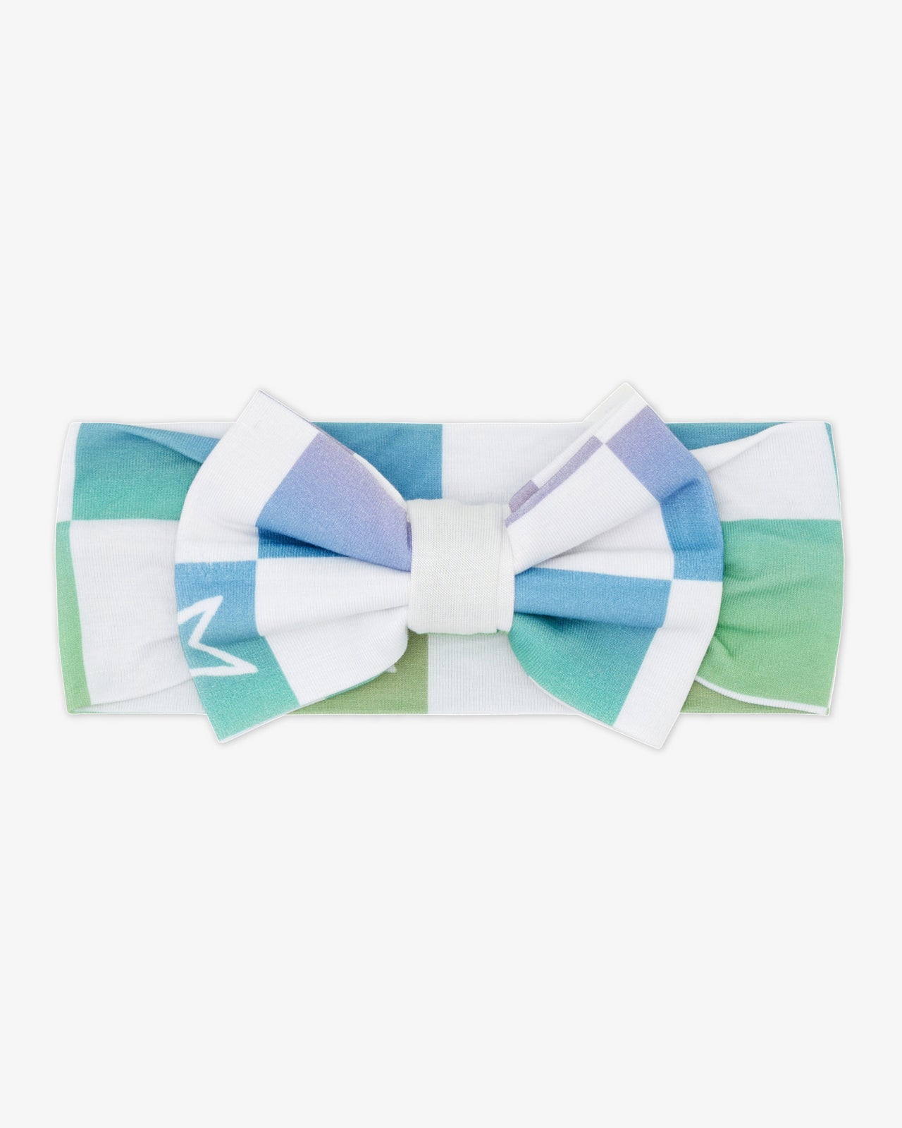 Ombre Cheery Checks Luxe Bow Headband