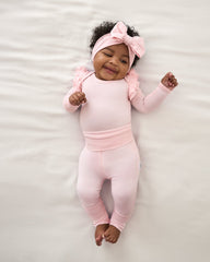 Prima Pink Fold Over Legging