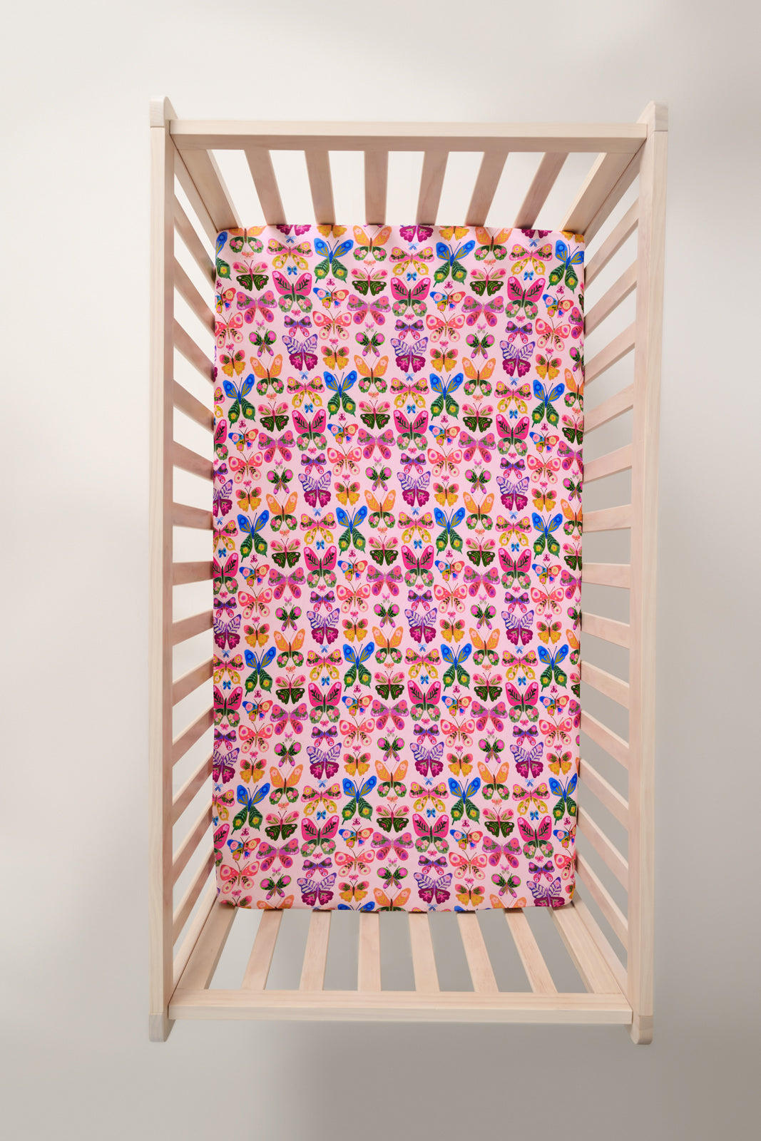 Flutter Garden Fitted Crib Sheet