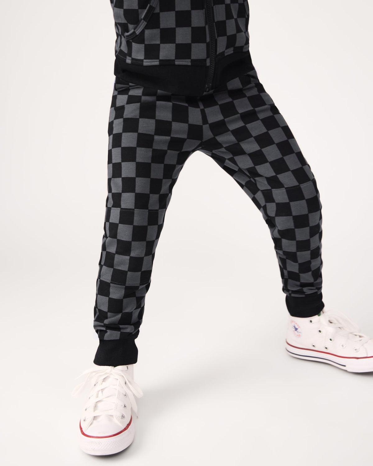 Monochrome Checks Jogger