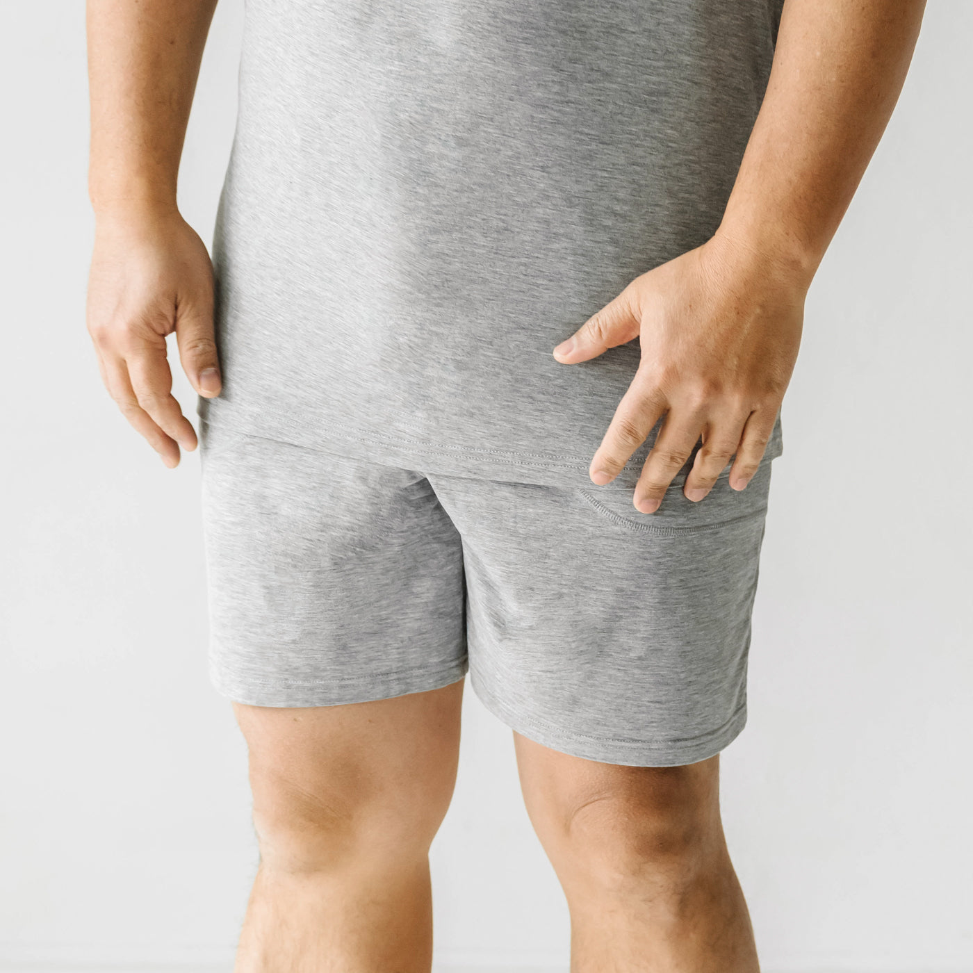 Heather Gray Men's Pajama Shorts