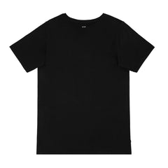 Black Men's Short Sleeve Pajama Top